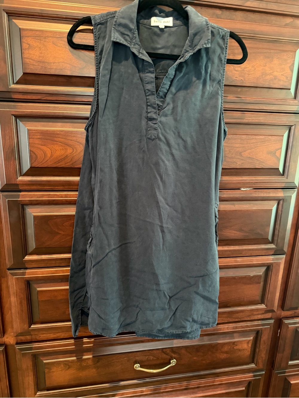 Bella Dahl Navy Sleeveless Mini Dress